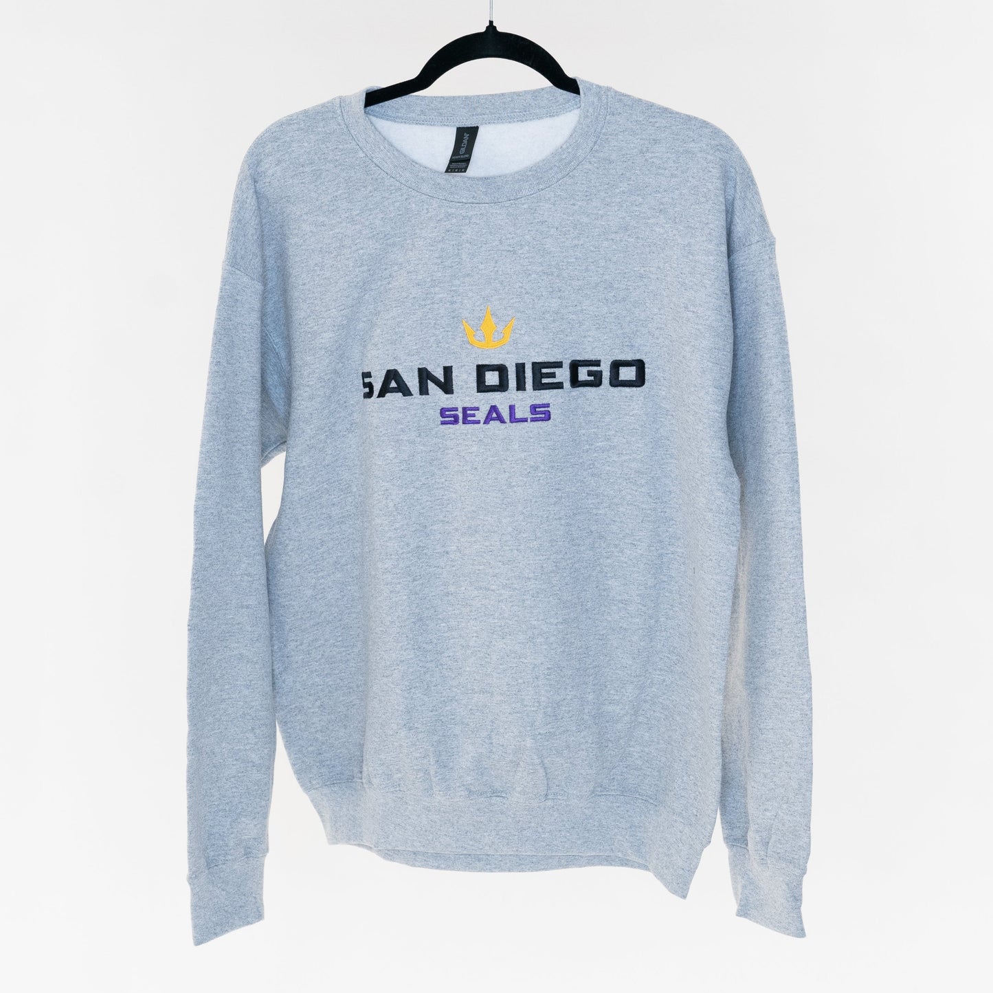 Grey Crewneck - Embroidered