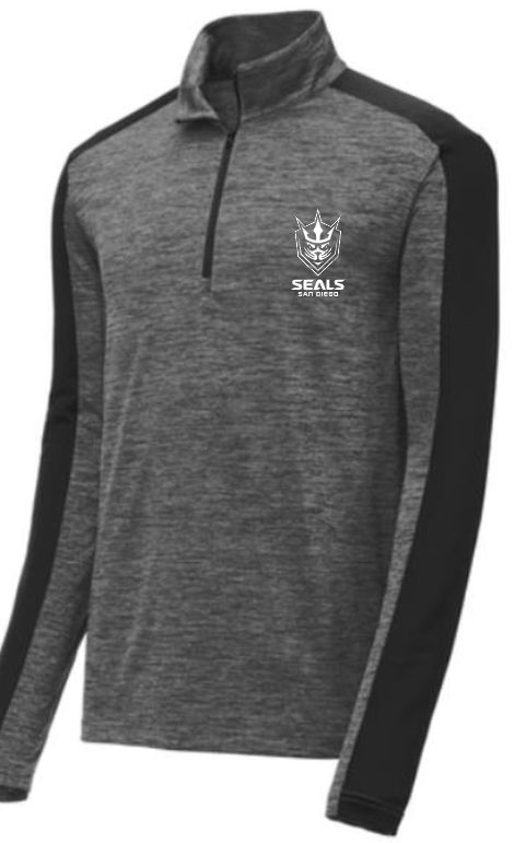 Grey Quarter Zip