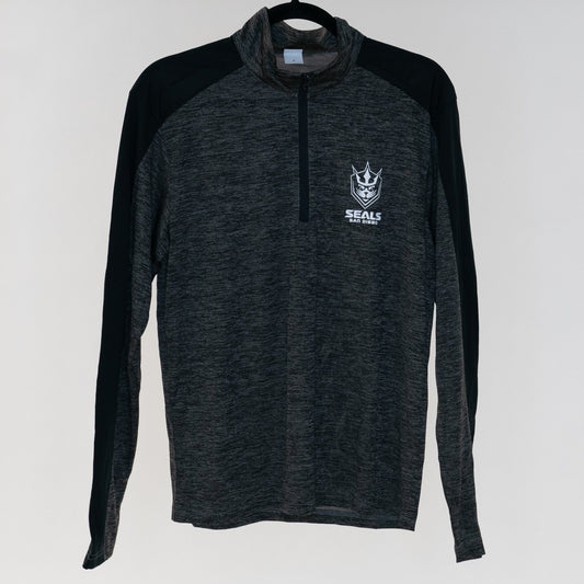 Grey Quarter Zip